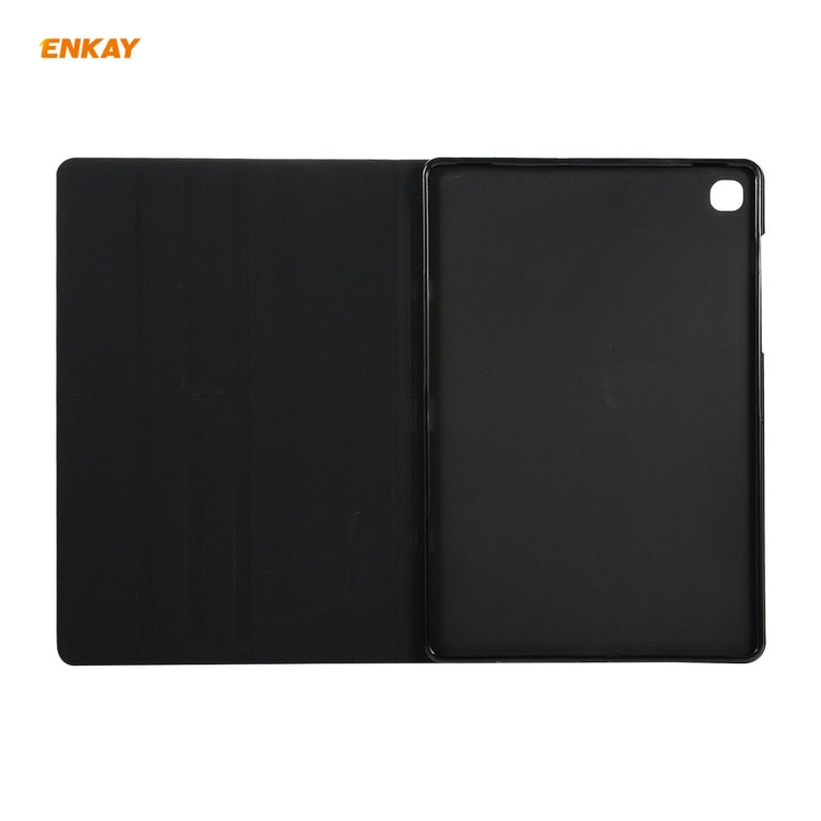 For Samsung Galaxy Tab A7 10.4 T500 / T505 2020 / 2022 ENKAY Horizontal Flip PU Leather + TPU Smart Case with Holder & Sleep / Wake-up Function(Light Blue) - free shipping - PMc TechLife - Order now!