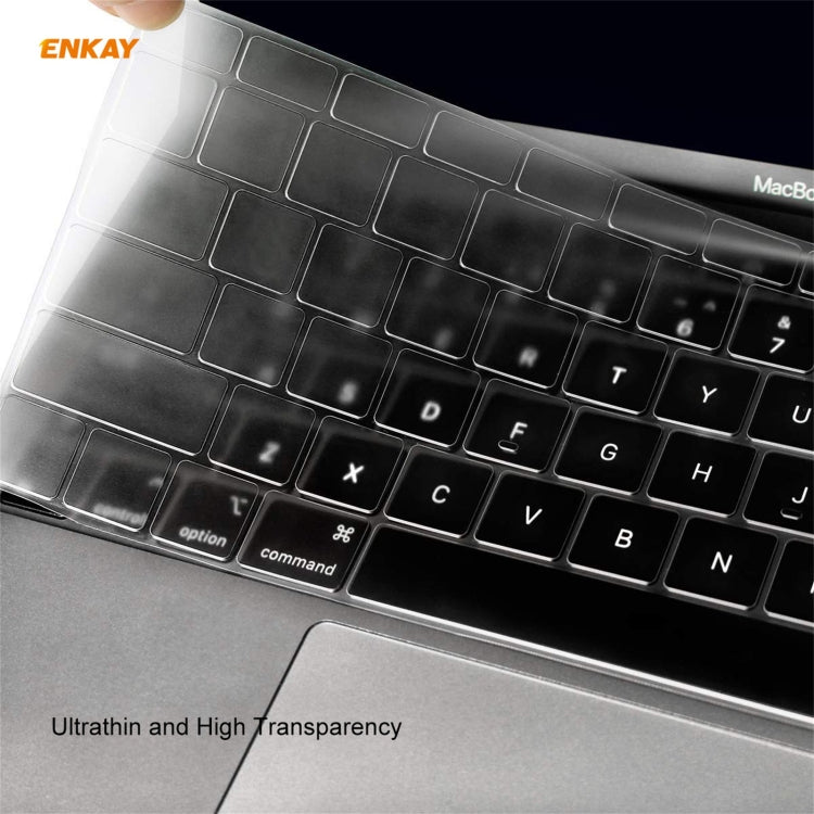 ENKAY 3 in 1 Crystal Laptop Protective Case + US Version TPU Keyboard Film + Anti-dust Plugs Set for MacBook Pro 13.3 inch A1708 (without Touch Bar)(Orange) - free shipping - PMC Jewellery - Order now!