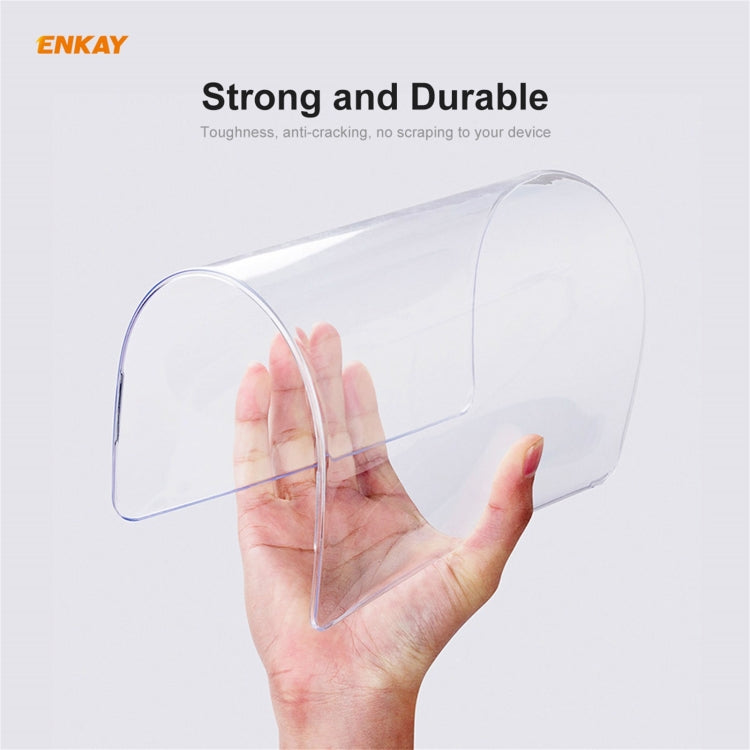 ENKAY 3 in 1 Crystal Laptop Protective Case + EU Version TPU Keyboard Film + Anti-dust Plugs Set for MacBook Pro 13.3 inch A1706 / A1989 / A2159 (with Touch Bar)(Light Blue) - free shipping - PMC Jewellery - Order now!