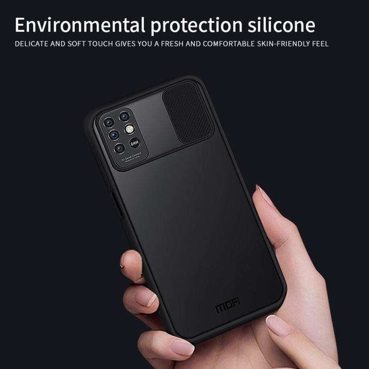 For INFINIX Note8 MOFI Xing Dun Series PC + TPU Anti-peep Waterproof And Anti-drop All-inclusive Protective Shell, Translucent Frosted(Green) - free shipping - PMC TechLife - Order now!