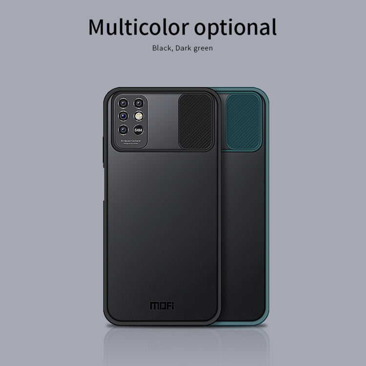 For INFINIX Note8 MOFI Xing Dun Series PC + TPU Anti-peep Waterproof And Anti-drop All-inclusive Protective Shell, Translucent Frosted(Green) - free shipping - PMC TechLife - Order now!