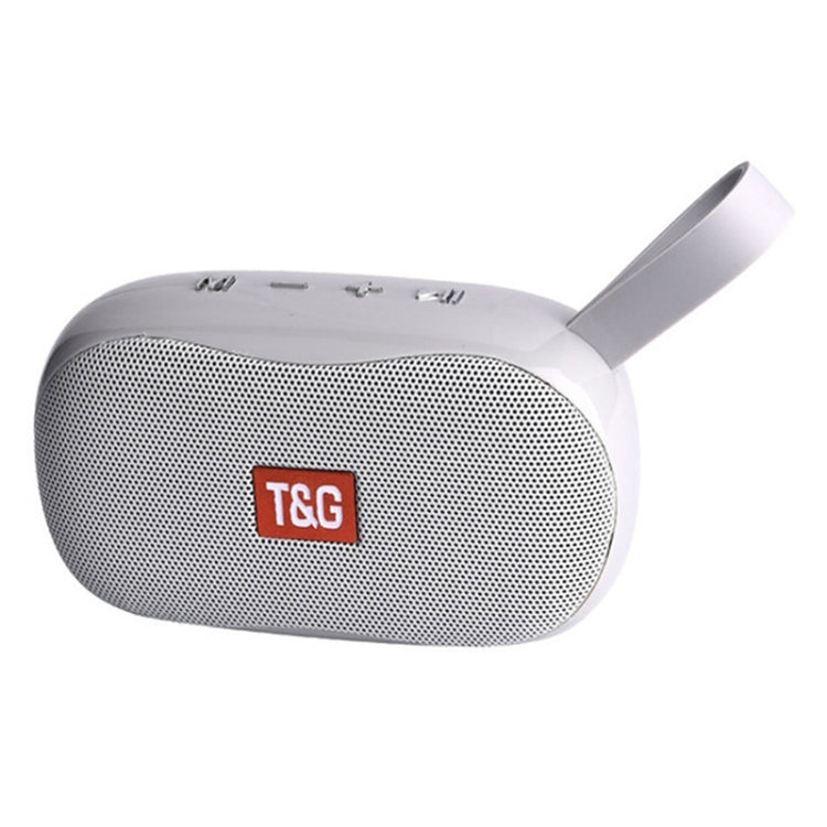 T&G TG173 TWS Subwoofer Bluetooth Speaker With Braided Cord, Support USB / AUX / TF Card / FM(Silver) - free shipping - PMC Jewellery - Order now!