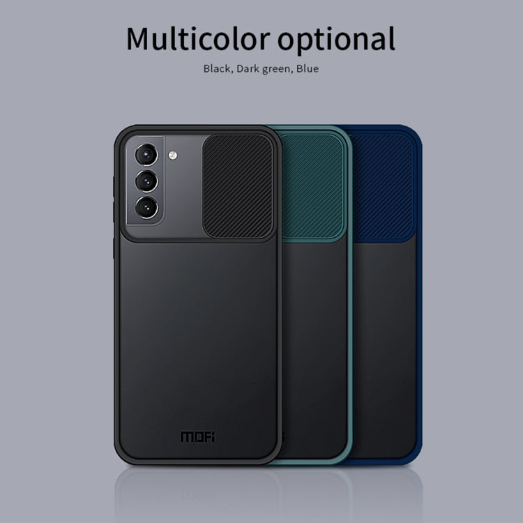 For Samsung Galaxy S21 5G MOFI Xing Dun Series Translucent Frosted PC + TPU Privacy Anti-glare Shockproof All-inclusive Protective Case(Blue) - free shipping - PMC TechLife - Order now!