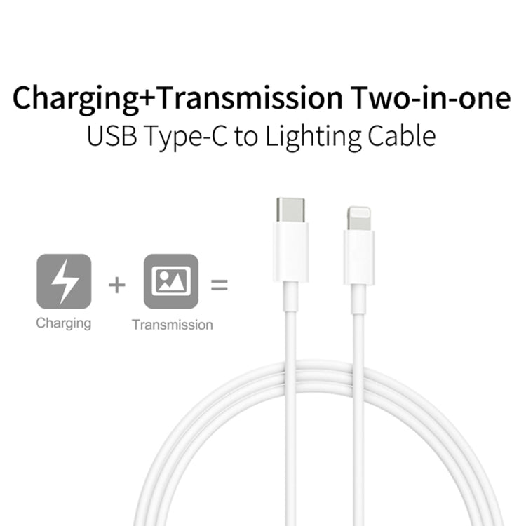 A2344 20W PD 3.0 Type-C / USB-C Folding Travel Charger + USB-C / Type-C to 8 Pin Fast Charging Data Cable Set, UK Plug, Length: 1m - free shipping - PMC Jewellery - Order now!