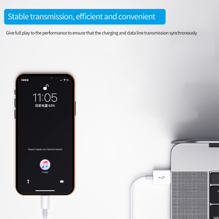 XJ-51 3A USB to 8 Pin Fast Charging Cable for iPhone 12 Series, Length: 2m - Normal Style Cable by PMC Jewellery | Online Shopping South Africa | PMC Jewellery | Buy Now Pay Later Mobicred