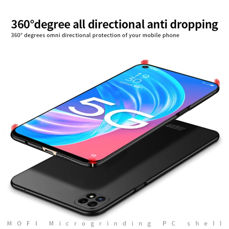 For OPPO A72 MOFI Frosted PC Ultra-thin Hard Case(Blue) - free shipping - PMC TechLife - Order now!