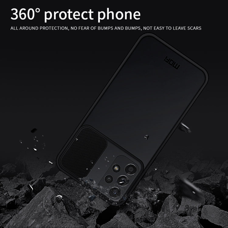 For Samsung Galaxy A72 5G / 4G MOFI Xing Dun Series Translucent Frosted PC + TPU Privacy Anti-glare Shockproof All-inclusive Protective Case(Black) - Galaxy Phone Cases by MOFI | Online Shopping South Africa | PMC TechLife
