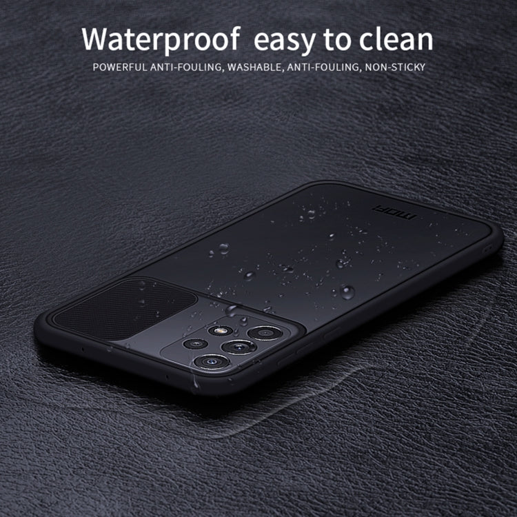 For Samsung Galaxy A72 5G / 4G MOFI Xing Dun Series Translucent Frosted PC + TPU Privacy Anti-glare Shockproof All-inclusive Protective Case(Black) - Galaxy Phone Cases by MOFI | Online Shopping South Africa | PMC TechLife