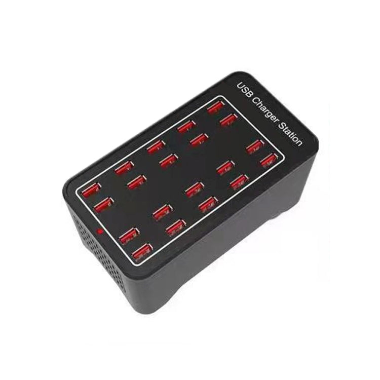 100W 20 USB Ports Fast Charger Station Smart Charger, AC 110-240V, Plug Size:US Plug - free shipping - PMC Jewellery - Order now!