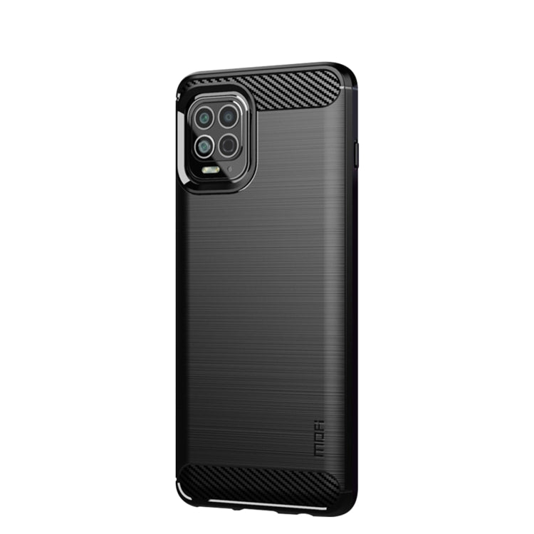 For Motorola Moto Edge S MOFI Gentleness Series Brushed Texture Carbon Fiber Soft TPU Case(Black) - Motorola Cases by MOFI | Online Shopping South Africa | PMC TechLife