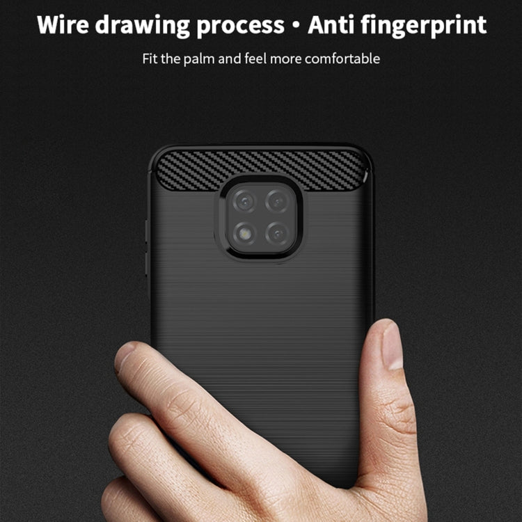 For Motorola Moto G Power 2021 MOFI Gentleness Series Brushed Texture Carbon Fiber Soft TPU Case(Black) - Motorola Cases by MOFI | Online Shopping South Africa | PMC TechLife | Buy Now Pay Later Mobicred