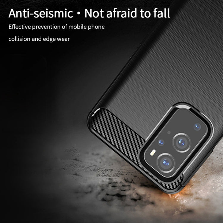 For OnePlus 9 Pro MOFI Gentleness Series Brushed Texture Carbon Fiber Soft TPU Case(Grey) - free shipping - PMC TechLife - Order now!
