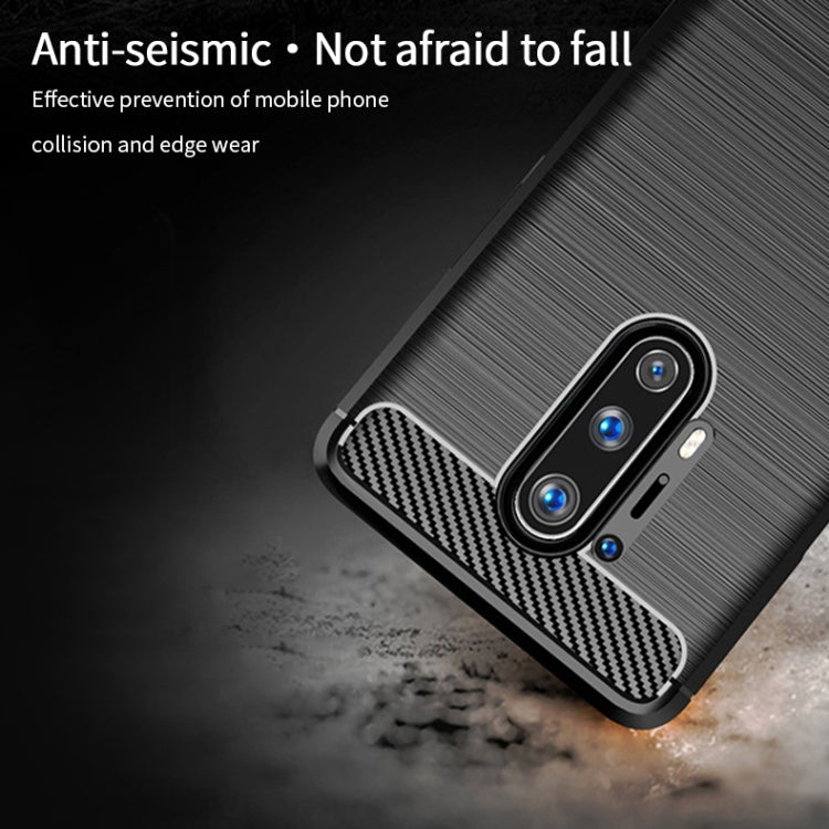 For OnePlus 8 Pro MOFI Gentleness Series Brushed Texture Carbon Fiber Soft TPU Case(Red) - OnePlus Cases by MOFI | Online Shopping South Africa | PMC TechLife | Buy Now Pay Later Mobicred