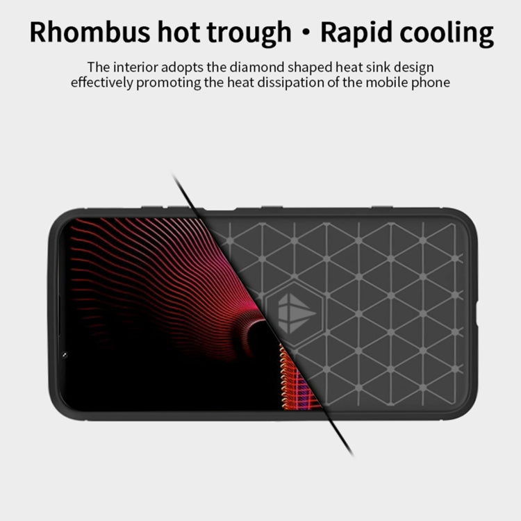For Sony Xperia 1 lll MOFI Gentleness Series Brushed Texture Carbon Fiber Soft TPU Case(Black) - Sony Cases by MOFI | Online Shopping South Africa | PMC TechLife | Buy Now Pay Later Mobicred