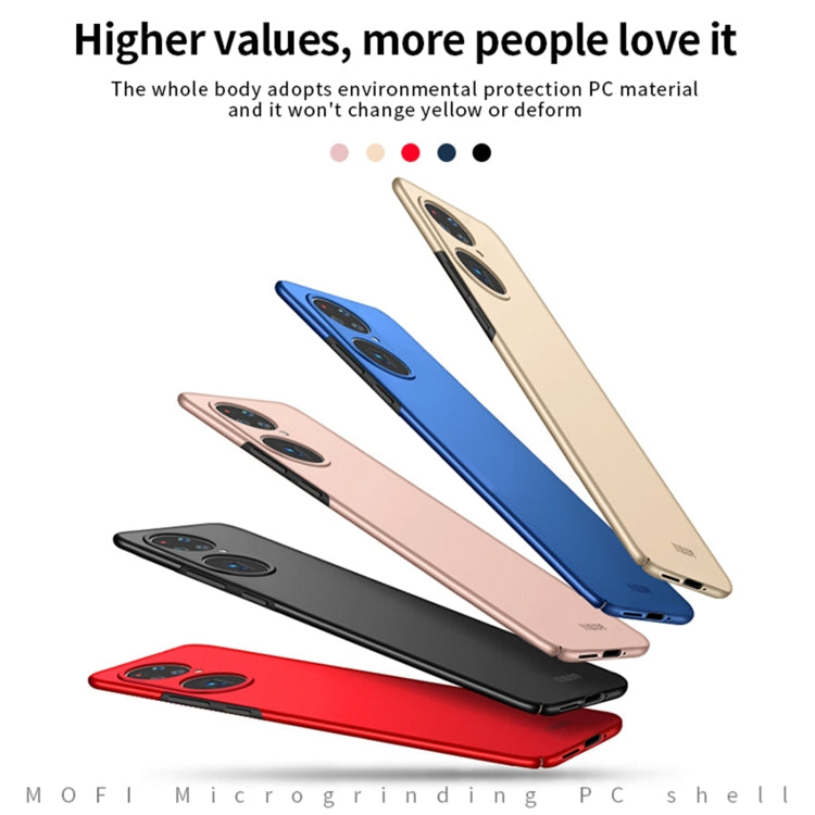 For Huawei P50 Pro MOFI Frosted PC Ultra-thin Hard Case(Black) - Huawei Cases by MOFI | Online Shopping South Africa | PMC TechLife | Buy Now Pay Later Mobicred