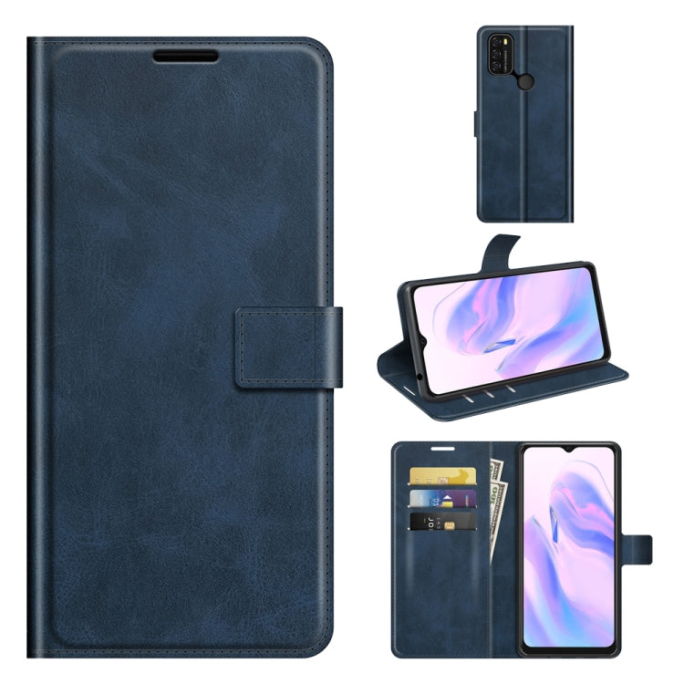 For Blackview A70 Retro Calf Pattern Buckle Horizontal Flip Leather Case with Holder & Card Slots & Wallet(Blue) - More Brand by PMC TechLife | Online Shopping South Africa | PMC TechLife | Buy Now Pay Later Mobicred