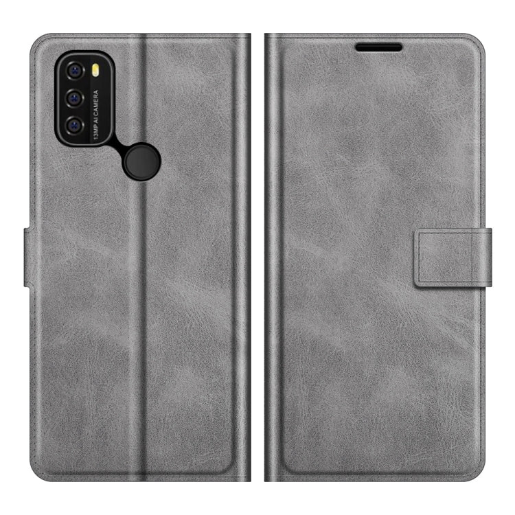 For Blackview A70 Retro Calf Pattern Buckle Horizontal Flip Leather Case with Holder & Card Slots & Wallet(Grey) - More Brand by PMC TechLife | Online Shopping South Africa | PMC TechLife | Buy Now Pay Later Mobicred