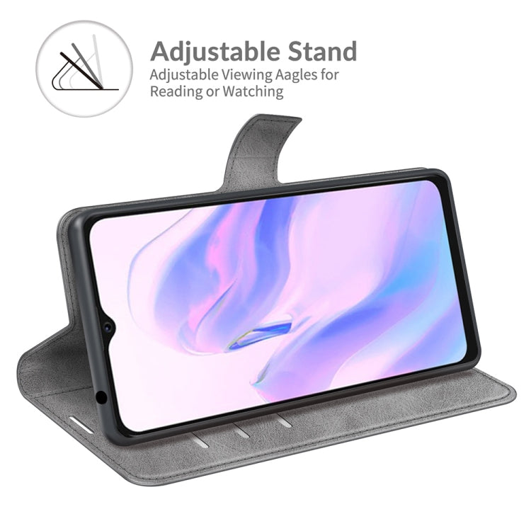 For Blackview A70 Retro Calf Pattern Buckle Horizontal Flip Leather Case with Holder & Card Slots & Wallet(Grey) - More Brand by PMC TechLife | Online Shopping South Africa | PMC TechLife | Buy Now Pay Later Mobicred