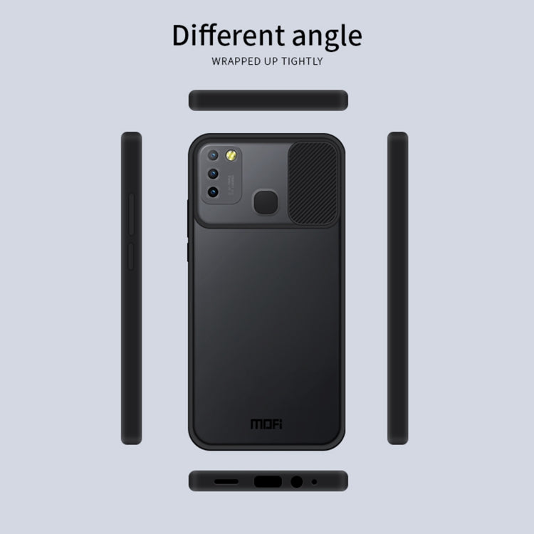 For Infinix Smart 5 X657 / Hot 10 Lite MOFI Xing Dun Series Translucent Frosted PC + TPU Privacy Anti-glare Shockproof All-inclusive Protective Case(Black) - free shipping - PMC TechLife - Order now!