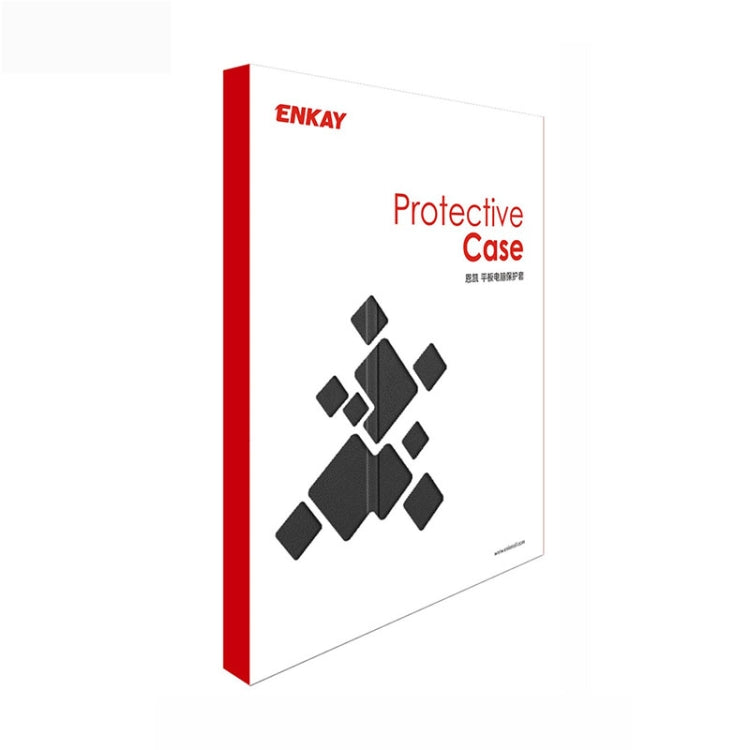 For iPad Pro 11 2022 / 2021 / 2020 ENKAY 3-Folding Shockproof TPU Cover Custer Texture PU Leather Tablet Case with Pencil Slot & Holder & Sleep / Wake-up Function(Light Blue) - free shipping - PMc TechLife - Order now!