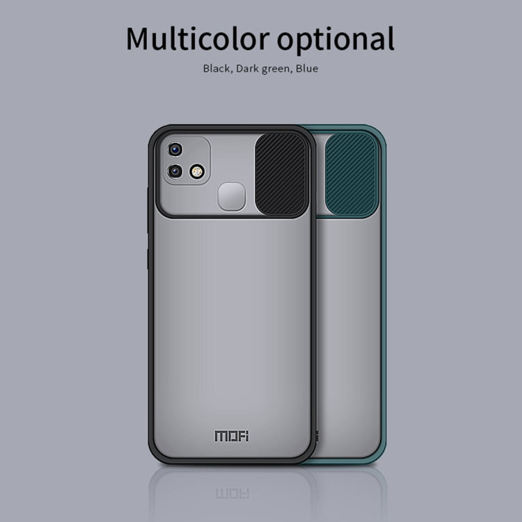 For Infinix HOT 10i MOFI Xing Dun Series Translucent Frosted PC + TPU Privacy Anti-glare Shockproof All-inclusive Protective Case(Green) - free shipping - PMC TechLife - Order now!