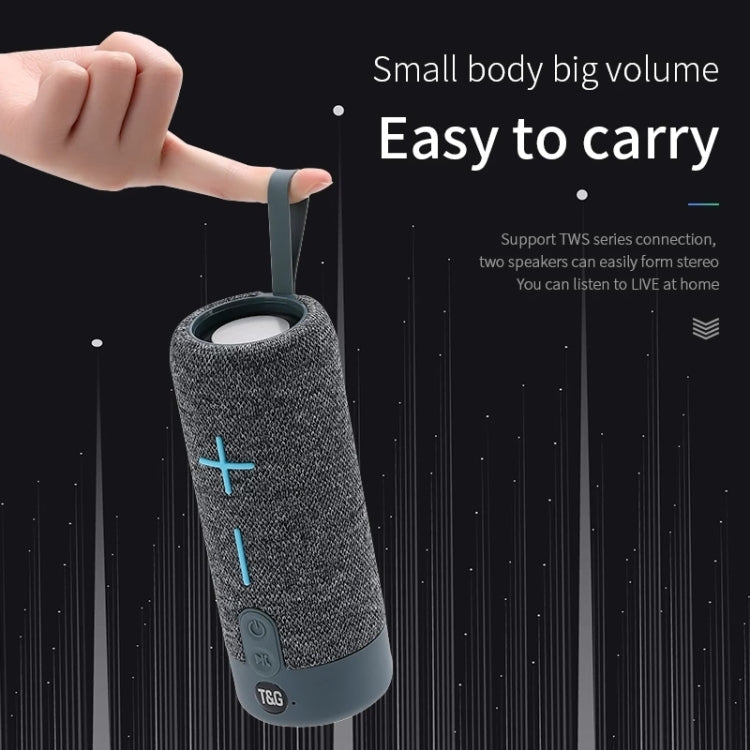 T&G TG619 Portable Bluetooth Wireless Speaker Waterproof Outdoor Bass Subwoofer Support AUX TF USB(Blue) - free shipping - PMC Jewellery - Order now!