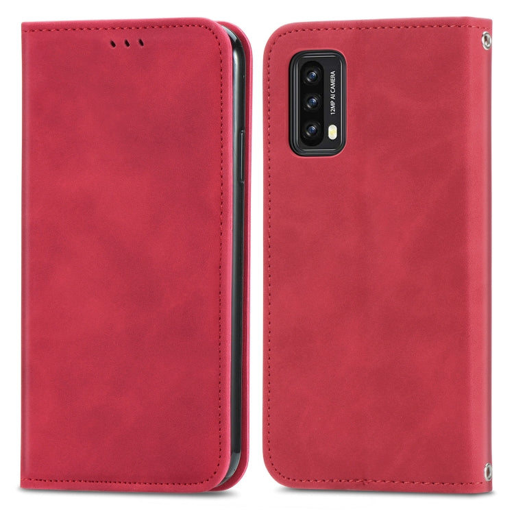 For Blackview A90 Retro Skin Feel Business Magnetic Horizontal Flip Leather Case with Holder & Card Slots & Wallet & Photo Frame(Red) - More Brand by PMC TechLife | Online Shopping South Africa | PMC TechLife | Buy Now Pay Later Mobicred