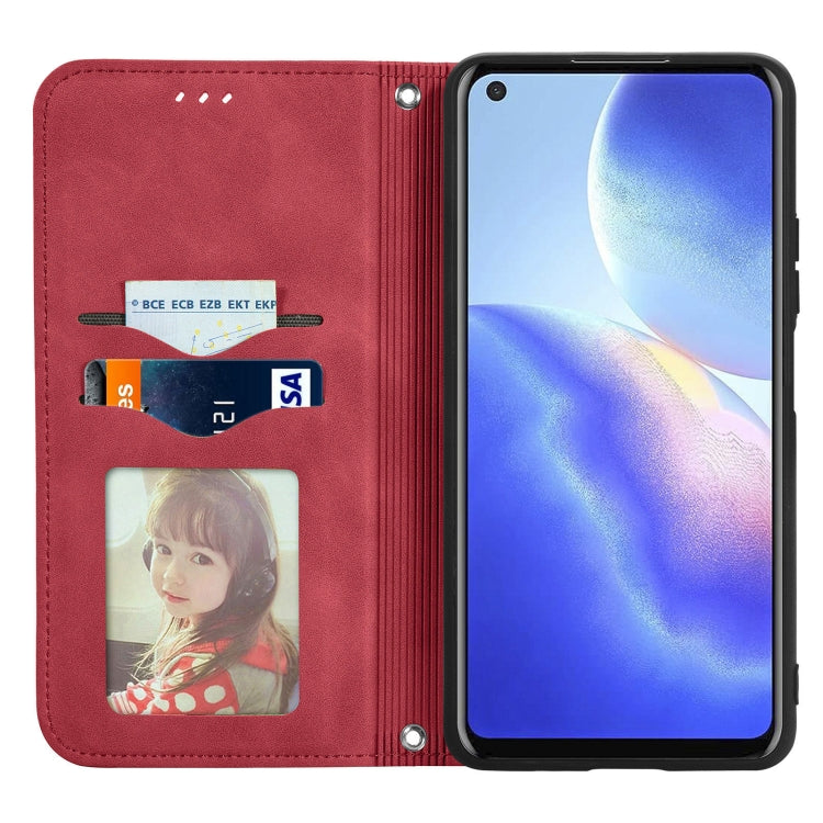 For Blackview A90 Retro Skin Feel Business Magnetic Horizontal Flip Leather Case with Holder & Card Slots & Wallet & Photo Frame(Red) - More Brand by PMC TechLife | Online Shopping South Africa | PMC TechLife | Buy Now Pay Later Mobicred