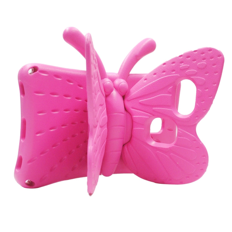 For Huawei MediaPad M5 8.4 / M6 8.4/ M3 8.0 / M3 8.4 / T3 8.0 / Honor Waterplay 8.0 Butterfly Kickstand EVA Children Tablet Case(RoseRed) - free shipping - PMC TechLife - Order now!