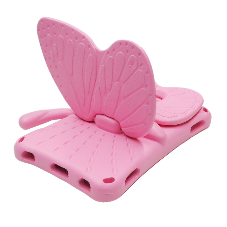 For Lenovo Tab E8 TB8304F / N 8.0 Butterfly Bracket Style EVA Children Falling Proof Cover Protective Case(Pink) - Lenovo by PMC TechLife | Online Shopping South Africa | PMC TechLife | Buy Now Pay Later Mobicred