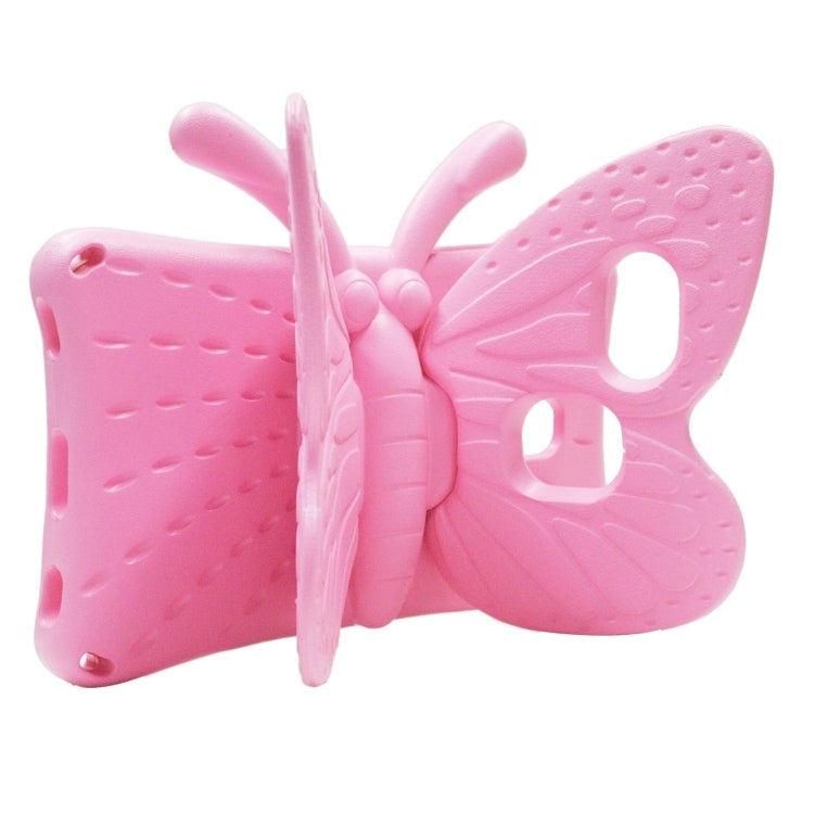 For Lenovo Tab E8 TB8304F / N 8.0 Butterfly Bracket Style EVA Children Falling Proof Cover Protective Case(Pink) - Lenovo by PMC TechLife | Online Shopping South Africa | PMC TechLife | Buy Now Pay Later Mobicred