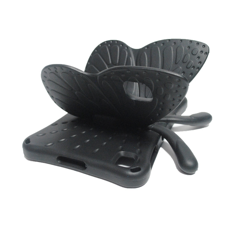For Huawei MatePad T 10s 10.1 / T10 9.7 Butterfly Bracket Style EVA Children Falling Proof Cover Protective Case(Black) - Huawei by PMC TechLife | Online Shopping South Africa | PMC TechLife | Buy Now Pay Later Mobicred