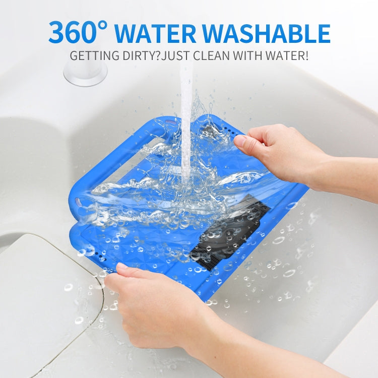 For Lenovo Tab M10 Plus TB-X606 10.3 Diamond Series EVA Anti-Fall Shockproof Sleeve Protective Shell Case with Holder & Strap(Purple) - Lenovo by PMC TechLife | Online Shopping South Africa | PMC TechLife | Buy Now Pay Later Mobicred