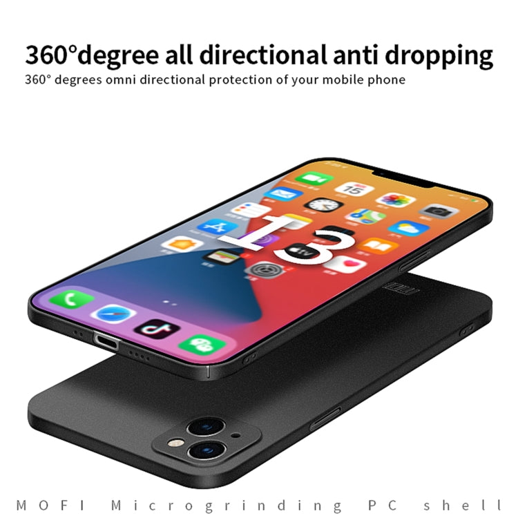 For iPhone 13 mini MOFI Fandun Series Frosted PC Ultra-thin All-inclusive Protective Case (Green) - free shipping - PMC TechLife - Order now!