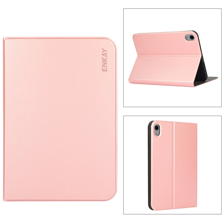 For iPad mini 2024 / mini 6 ENKAY Horizontal Flip PU Leather + TPU Smart Tablet Case with Holder & Sleep / Wake-up Function(Pink) - free shipping - PMc TechLife - Order now!