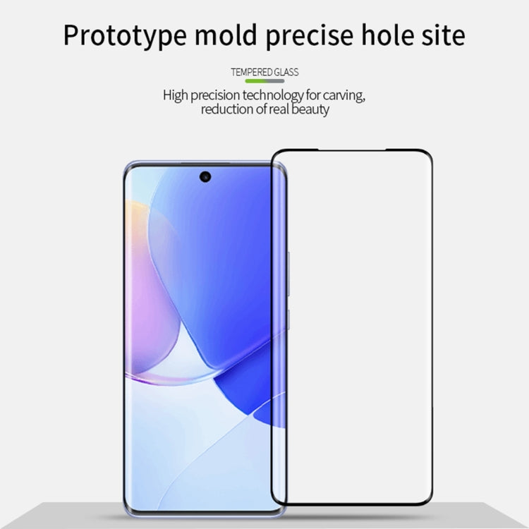 For Huawei nova 9 MOFI 9H 3D Explosion-Proof Hot Bending Full Screen Tempered Glass Film(Black) - free shipping - PMC TechLife - Order now!