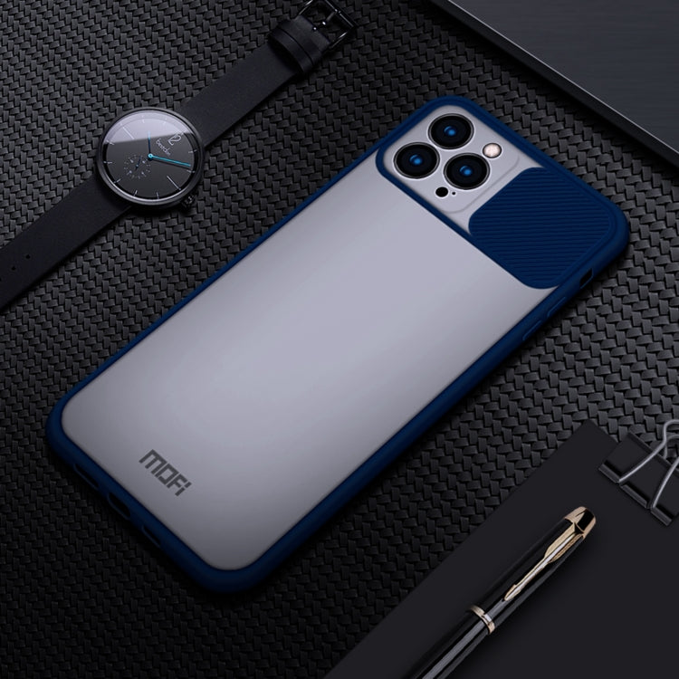 For iPhone 13 Pro Max MOFI Translucent Frosted PC + TPU Phone Case(Blue) - iPhone 13 Cases by MOFI | Online Shopping South Africa | PMC TechLife | Buy Now Pay Later Mobicred