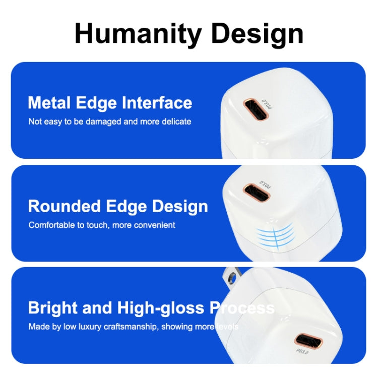 ENKAY APQ-011 Mini PD 20W USB-C / Type-C Port Fast Charger, US Plug(Black) - free shipping - PMC TechLife - Order now!