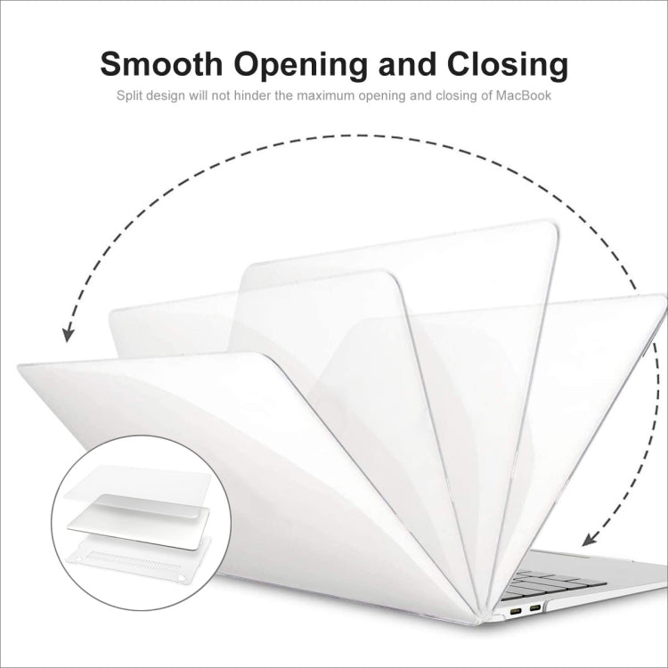 ENKAY Hat-Prince 3 in 1 Crystal Laptop Protective Case + TPU Keyboard Film + Anti-dust Plugs Set for MacBook Pro 16.2 inch A2485 2021/A2880 2023, Version:EU Version(Light Green) - free shipping - PMC Jewellery - Order now!