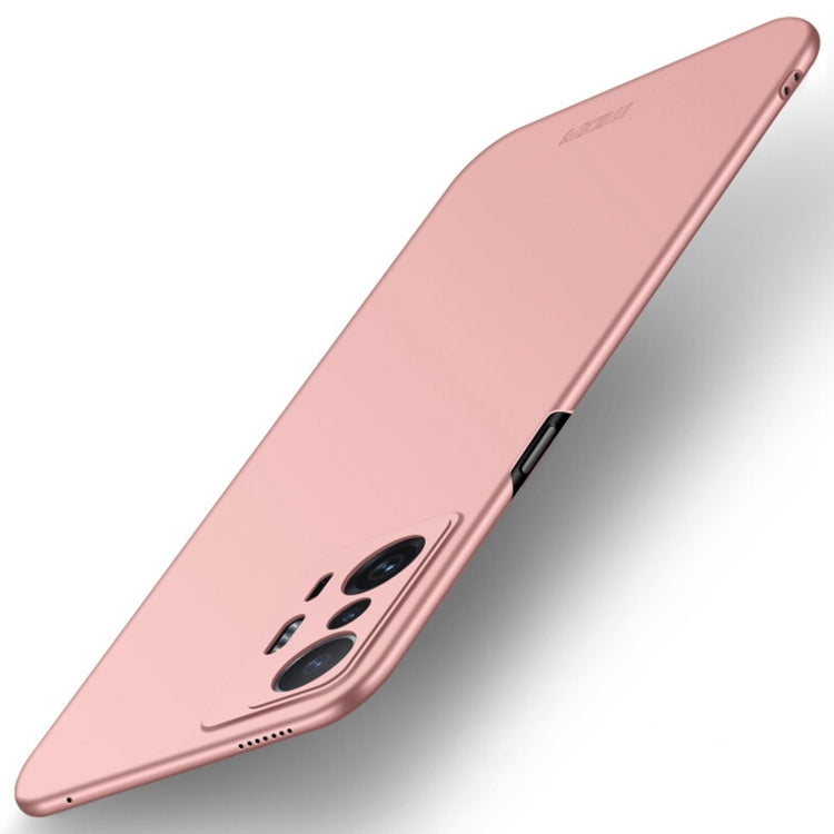 For Xiaomi Mi 11T / 11T Pro MOFI Frosted PC Ultra-thin Hard Phone Case(Rose gold) - Xiaomi Cases by MOFI | Online Shopping South Africa | PMC TechLife