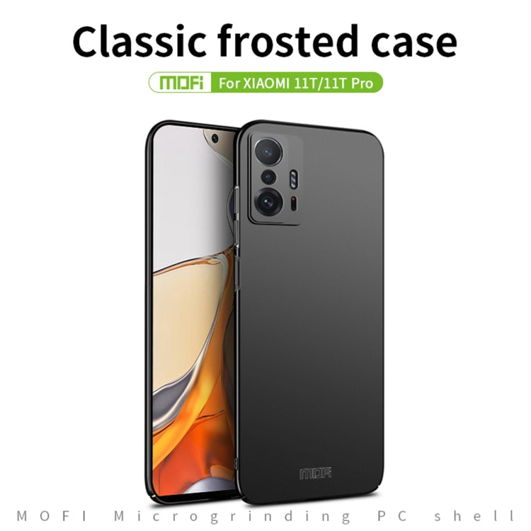 For Xiaomi Mi 11T / 11T Pro MOFI Frosted PC Ultra-thin Hard Phone Case(Rose gold) - Xiaomi Cases by MOFI | Online Shopping South Africa | PMC TechLife