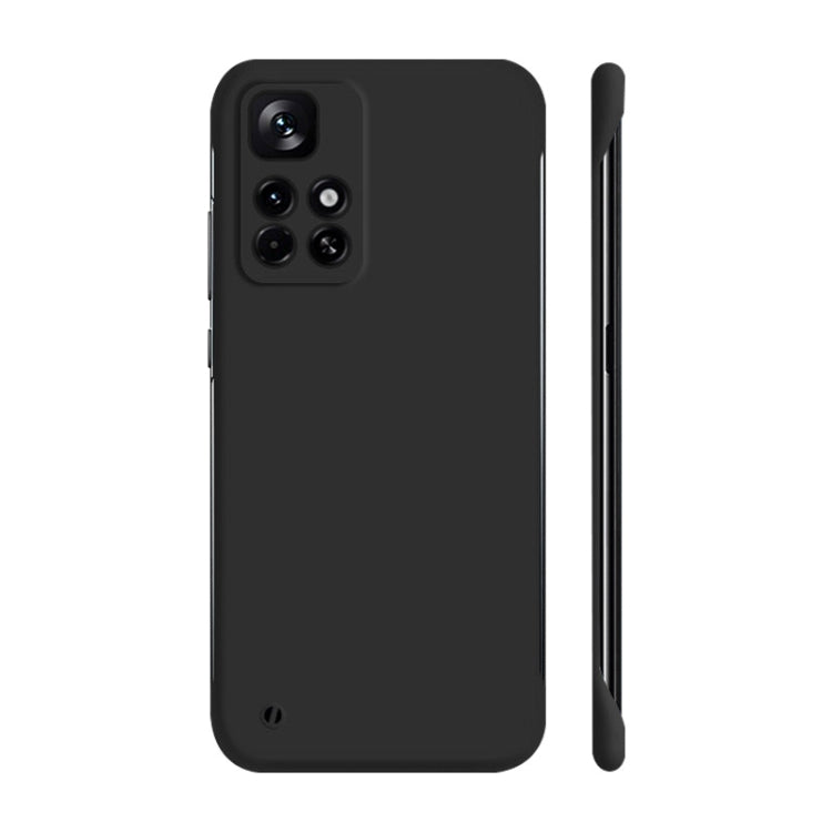For Xiaomi Redmi Note 11 5G / Note 11T 5G Global / Note 11S 5G / Poco M4 Pro 5G Global  ENKAY Matte Frameless Hard PC Phone Case(Black) - free shipping - PMC Jewellery - Order now!