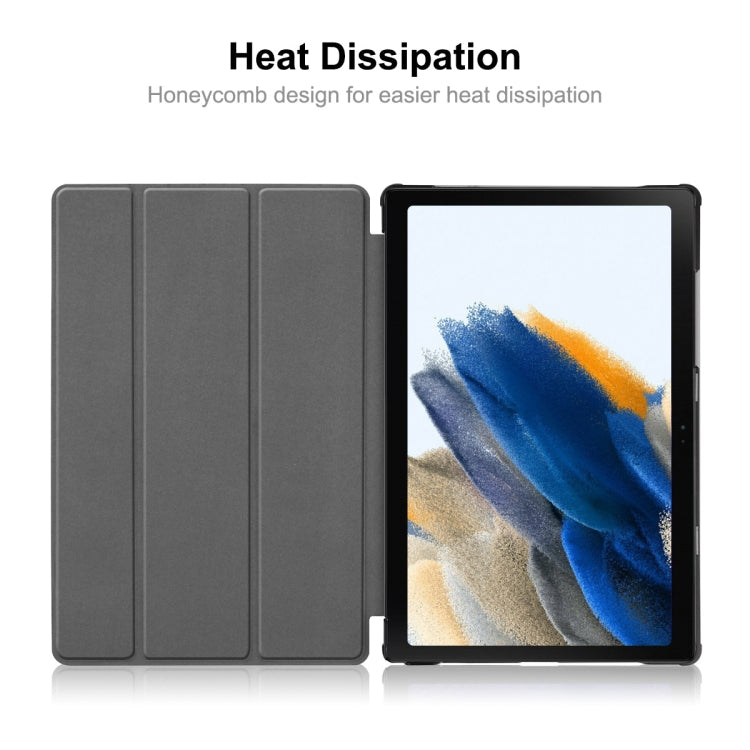 For Samsung Galaxy Tab A8 10.5 2021 ENKAY Custer Texture Leather Smart Tablet Case(Black) - free shipping - PMc TechLife - Order now!