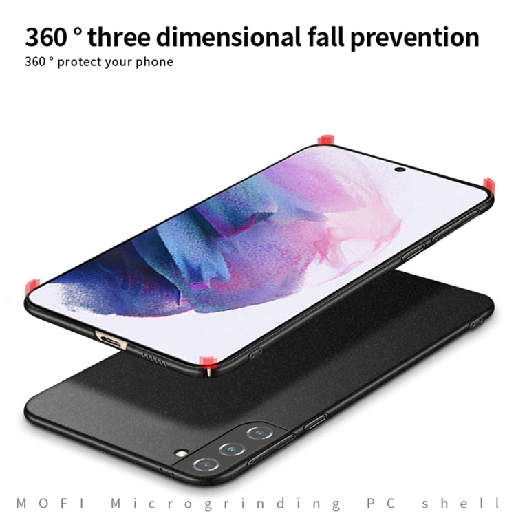 For Samsung Galaxy S21 5G MOFI Fandun Series Frosted Ultra-thin PC Hard Phone Case(Grey) - Galaxy S21 5G Cases by MOFI | Online Shopping South Africa | PMC TechLife | Buy Now Pay Later Mobicred