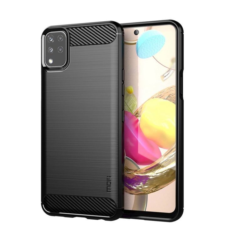 For LG K42 MOFI Gentleness Brushed Carbon Fiber Soft TPU Case(Black) - LG Cases by MOFI | Online Shopping South Africa | PMC TechLife | Buy Now Pay Later Mobicred