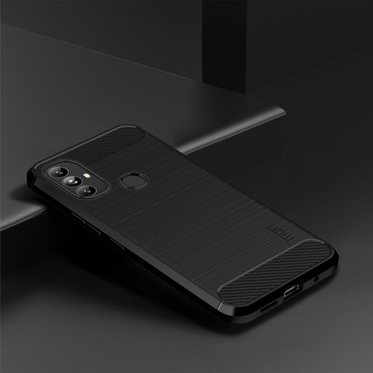 For Motorola Moto G Power 2022 MOFI Gentleness Brushed Carbon Fiber Soft TPU Case(Black) - Motorola Cases by MOFI | Online Shopping South Africa | PMC TechLife | Buy Now Pay Later Mobicred