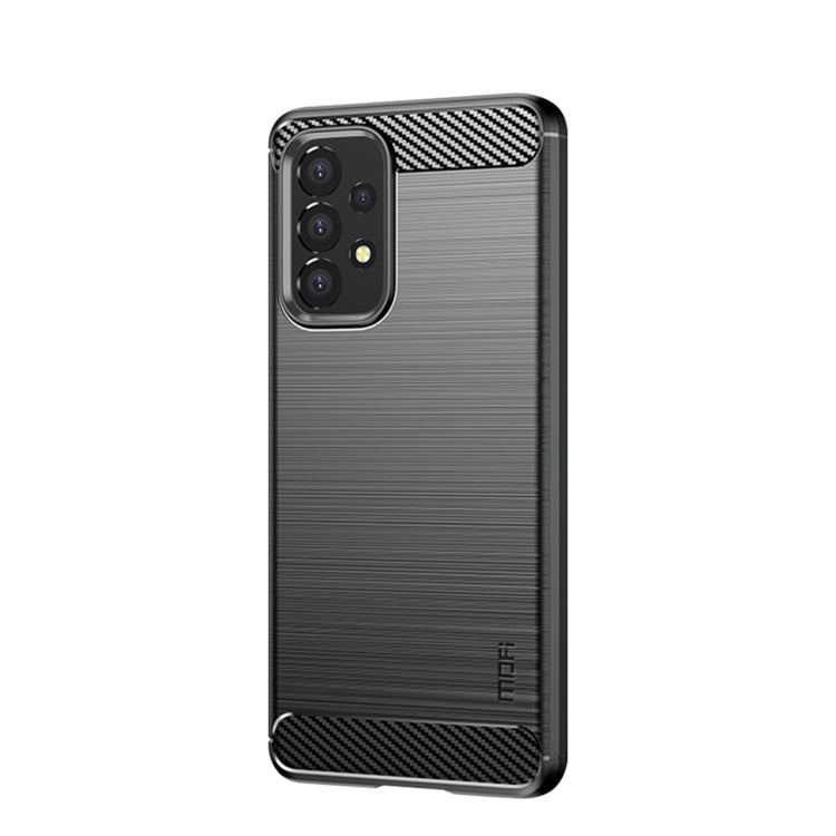 For Samsung Galaxy A53 5G MOFI Gentleness Brushed Carbon Fiber Soft TPU Case(Black) - free shipping - PMC TechLife - Order now!