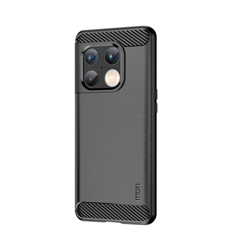 For OnePlus 10 Pro 5G MOFI Gentleness Brushed Carbon Fiber Soft TPU Case(Black) - OnePlus Cases by MOFI | Online Shopping South Africa | PMC TechLife | Buy Now Pay Later Mobicred