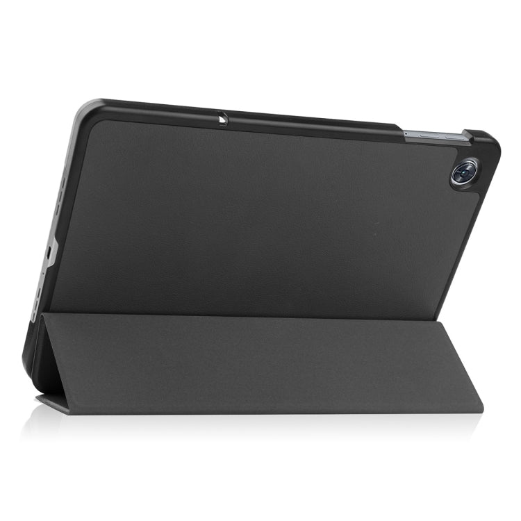 For OPPO Pad Air ENKAY Tri-fold Custer Texture Leather Smart Tablet Case(Grey) - free shipping - PMc TechLife - Order now!