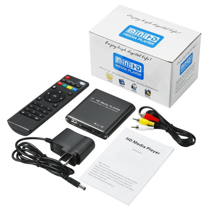 X9 HD Multimedia Player 4K Video Loop USB External Media Player AD Player(US Plug) - Multimedia Player by PMC TechLife | Online Shopping South Africa | PMC TechLife | Buy Now Pay Later Mobicred